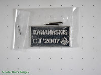 Click to enlarge CJ'07 Kananaskis Subcamp Cane Plate